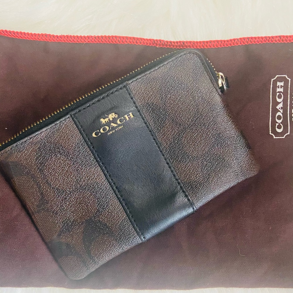 Coach Leather Pouch